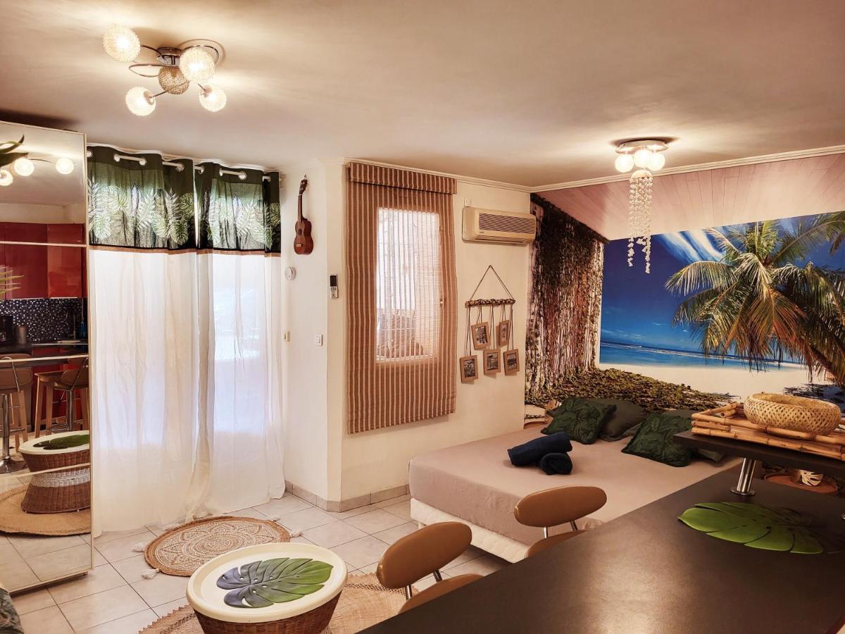 Le Studio Tahiti 4 Pers 600M De La Plage La Faviere Борм-ле-Мимоза Екстериор снимка