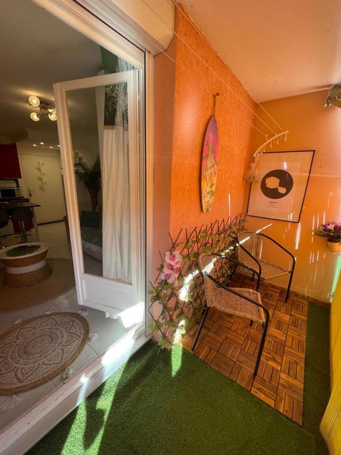 Le Studio Tahiti 4 Pers 600M De La Plage La Faviere Борм-ле-Мимоза Екстериор снимка