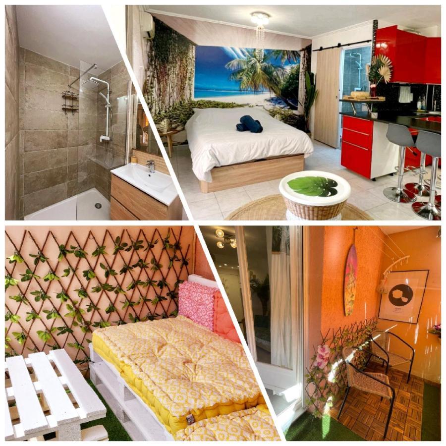 Le Studio Tahiti 4 Pers 600M De La Plage La Faviere Борм-ле-Мимоза Екстериор снимка